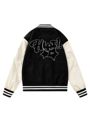 Men's Varsity Jacket Button Up Fall Baseball