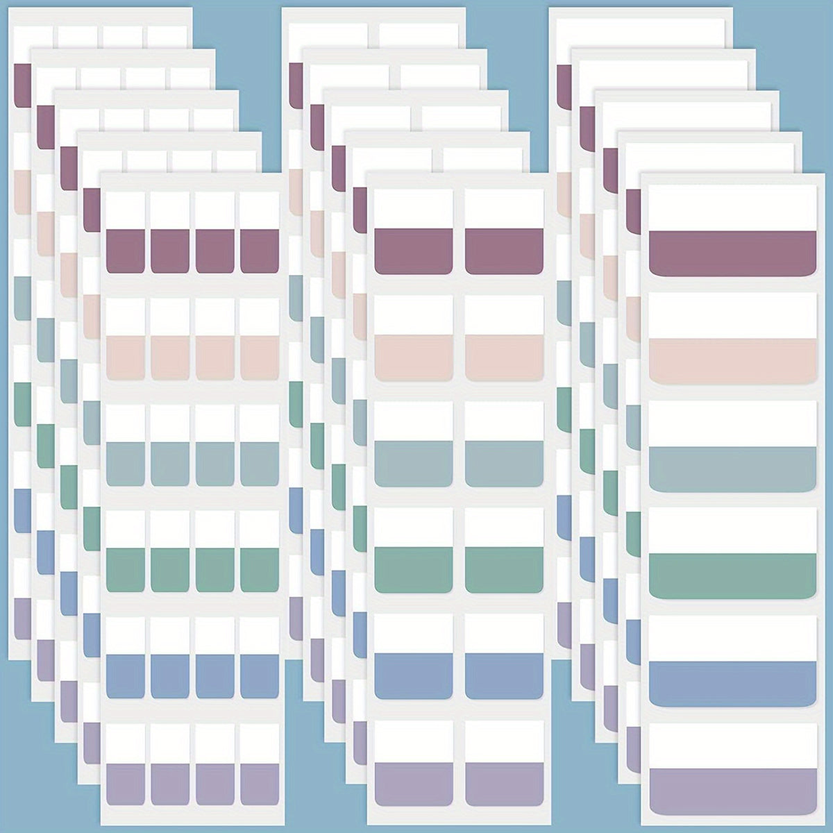 420 Pcs Sticky Index Tabs Self Adhesive Flag Tabs Writable Repositionable