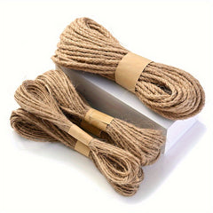 10 Meters Natural Jute Twine Durable Packing Brown Rope String