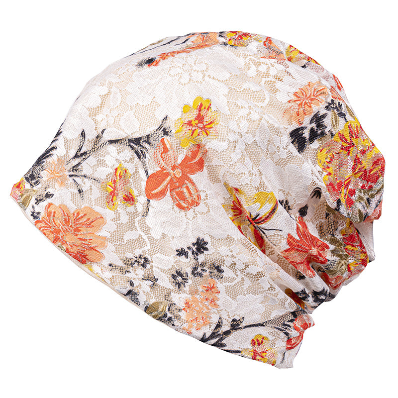 Men's Lace Beanie Hat Baggy Skull Sleep Cap