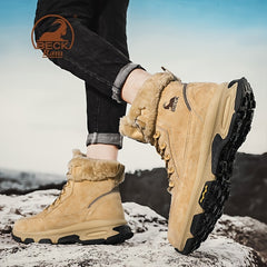 Men's Snow Boots Thermal Windproof Hiking Shoes