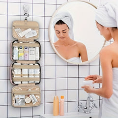 Waterproof Cosmetic Bag Makeup Storage Organizer Portable Travel Toiletry Bag