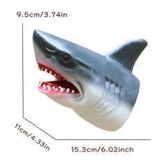 Realistic Shark Hand Puppet - Durable PVC for Party Favors & Educational Play