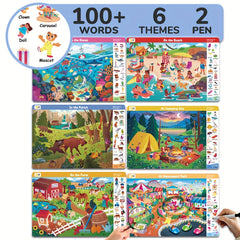3pcs Find Hidden Objects Books for Kids, Farms Theme