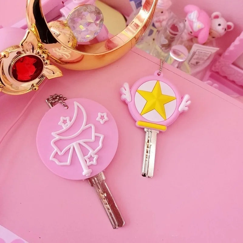 Cartoon Silicone Key Case Dust Cover Organizer