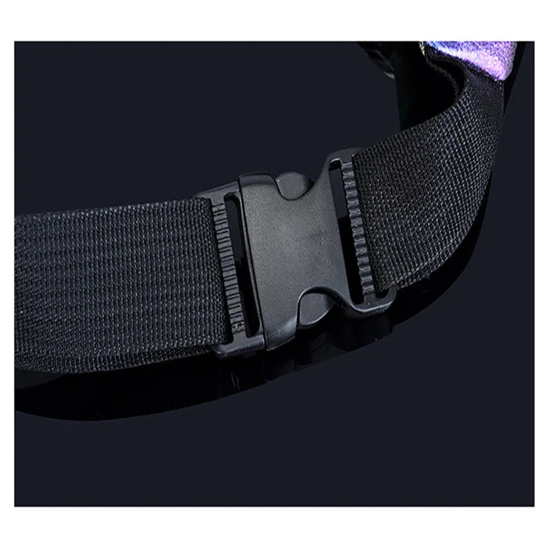 Hologram Waist Bag Laser PU Beach Travel Banana Hip Bum Zip Waist Bags Women