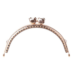 Retro Flower Metal Frame Kiss Clasp For Handle Bag Purse 8.5/10.5/12.5cm