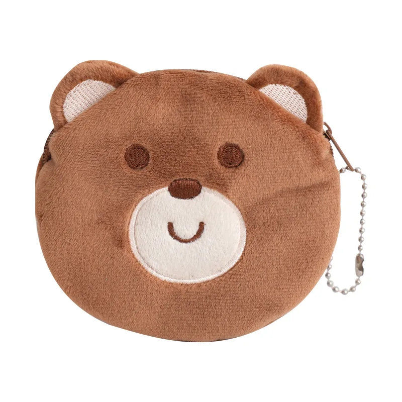 Animal Shape Mini Pig Plush Wallet Coin Purse
