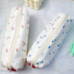 Floral Makeup Brush Pouch Cosmetic Bag