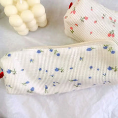 Floral Makeup Brush Pouch Cosmetic Bag