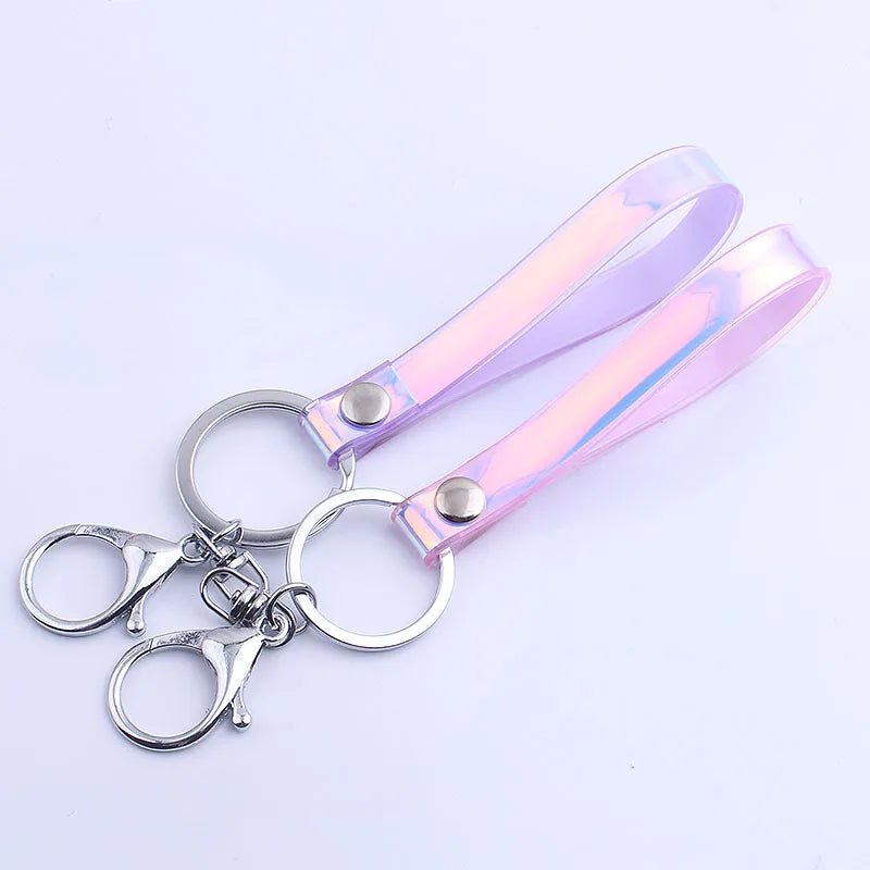 Laser Car Key Pouch Bag Key Holder Organizer PVC Keychain Key Case