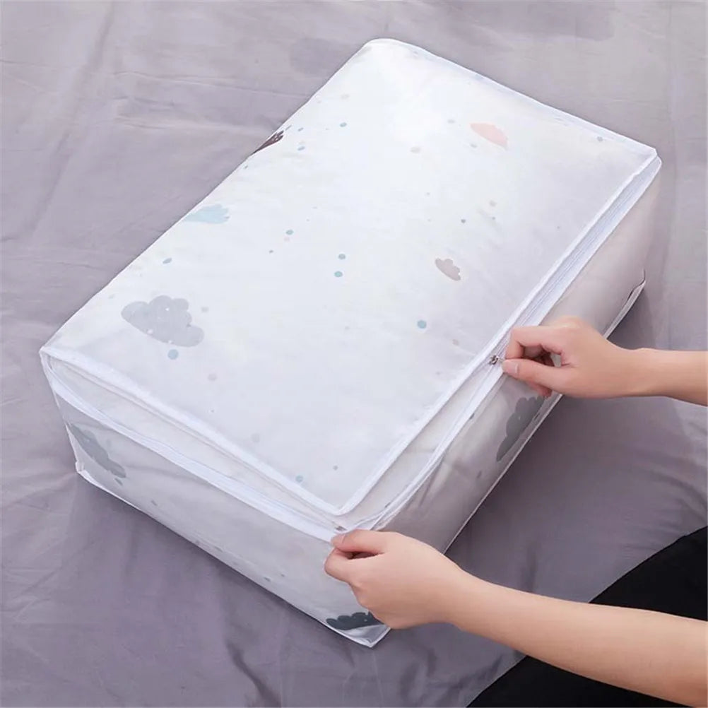 1PC Foldable Clothes Quilts Blanket Organizer Bag Closet Sweater Organizer