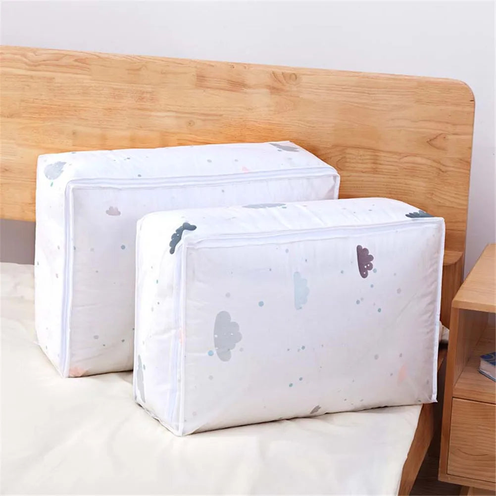 1PC Foldable Clothes Quilts Blanket Organizer Bag Closet Sweater Organizer