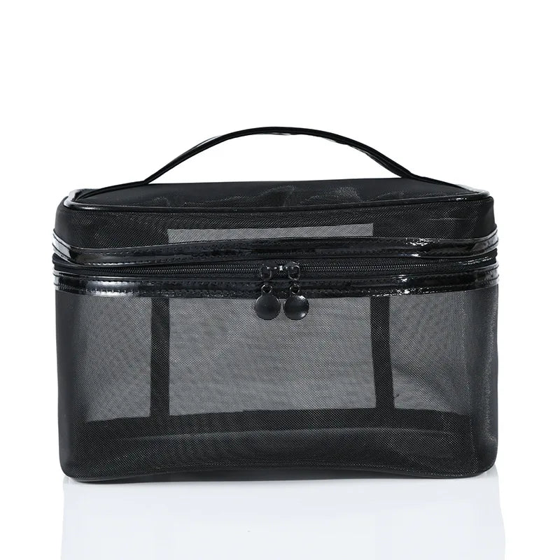 Large Transparent Travel Cosmetic Bag Toiletry Makeup Pouch