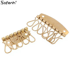 1PCS Brass/zinc Alloy Key Snap Hook Key Holder Key Row Rivet Hook