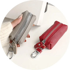 Leather Unisex Key Bag Men's Wallets Key Purse Keychain Cover