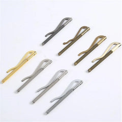 1Pc Metal Bifold Money Clip Bar Wallet Spring Clamp Cash Holder