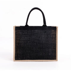 Reusable Jute Tote Bag Burlap Grocery Bag Shopping Beach