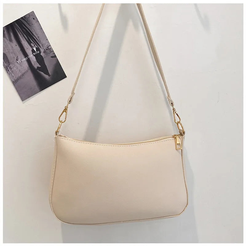 Vintage PU Leather Shoulder Bag Ladies Small Purse Handbag Female Clutch