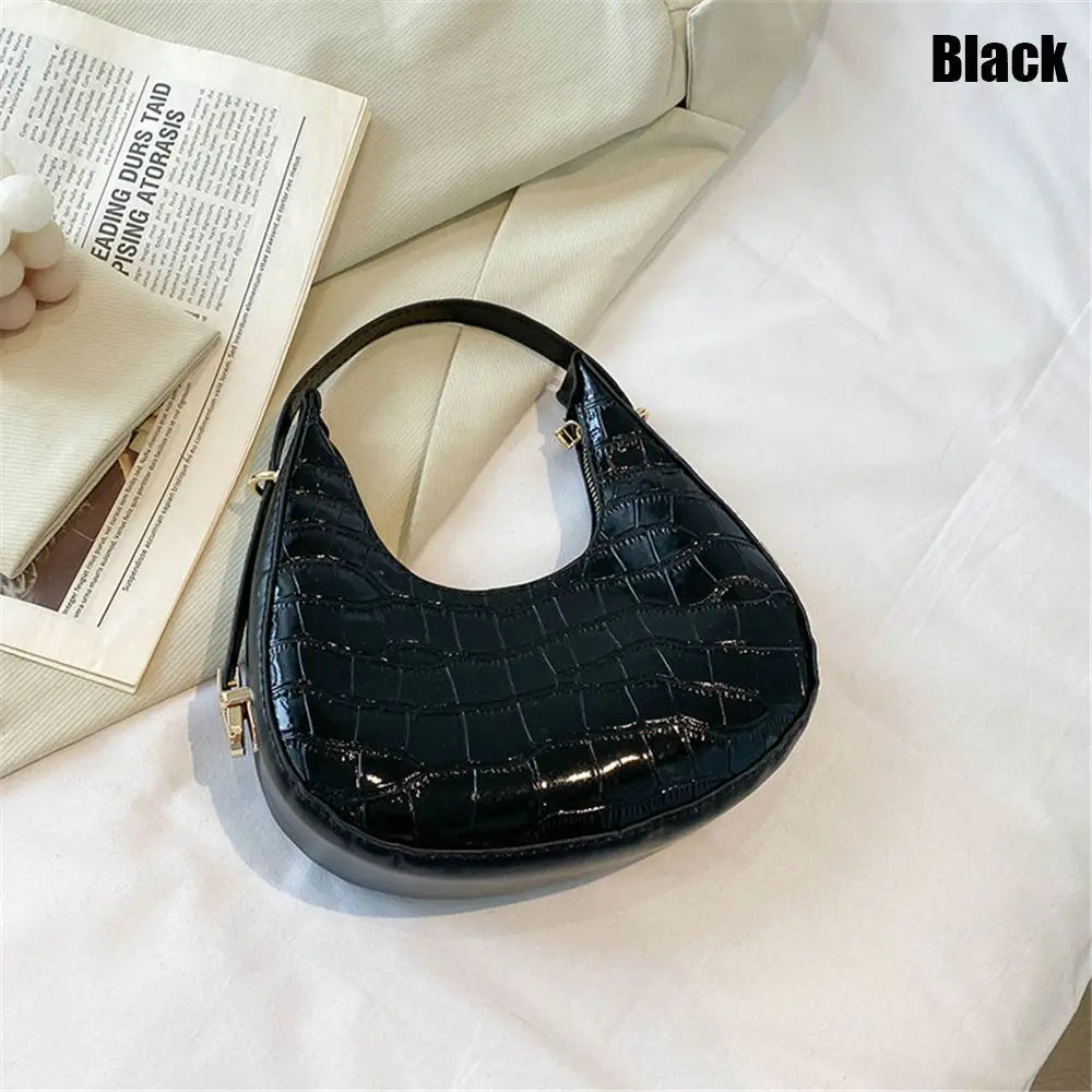 Women's Crocodile Pattern Underarm Bag