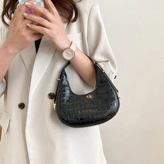 Women's Crocodile Pattern Underarm Bag
