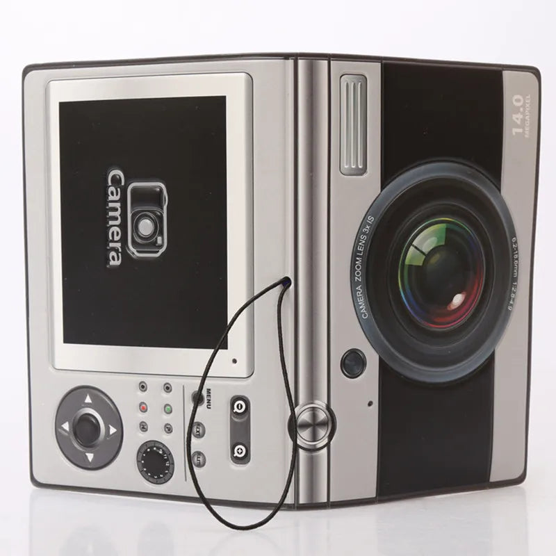 1Pcs Portable Camera Passport Cover PVC Wallet Men Women ID Holder Boarding