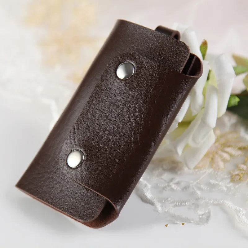 1Pcs Key Bag Holder PU Leather Unisex Key Case Housekeeper High CN01