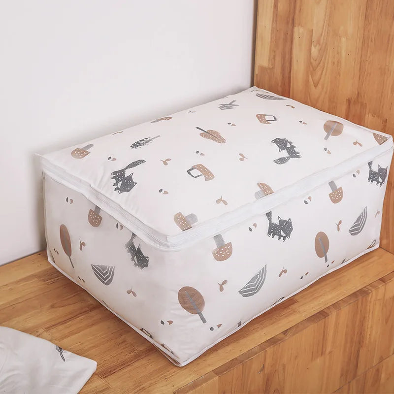 PEVA Transparent Quilt Storage Bag Home Organizer