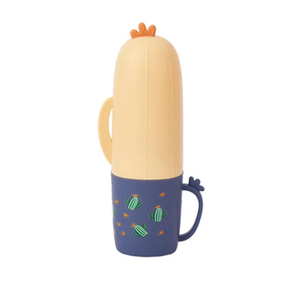 Cactus Toothbrush Case Travel Cover Portable Organizer