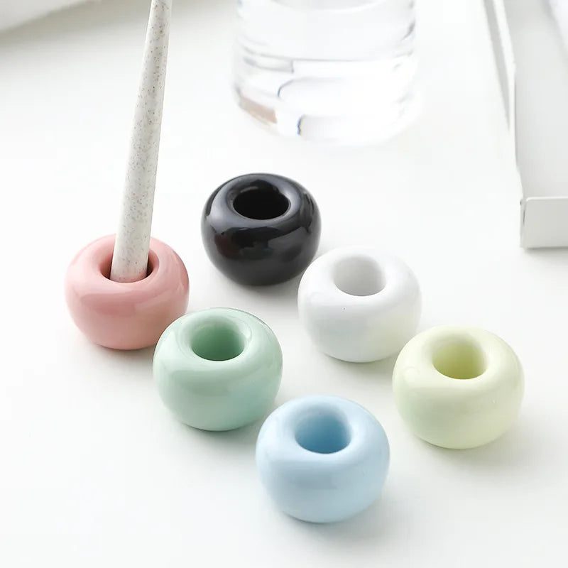 Ceramic Toothbrush & Toothpaste Holder Bathroom Organizer