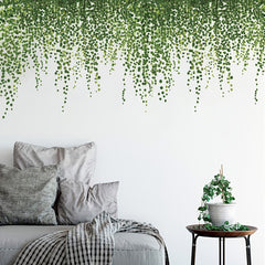 1pc Long Green Vine Decorative Sticker DIY Set