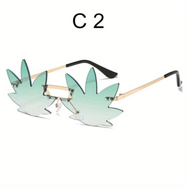 Irregular Flowers Shaped Gradient Lens Sunglasses