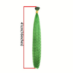 Colorful Feather Crochet Hair Extensions Synthetic Hair Pieces