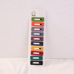 10pcs Square Hair Clip Summer Side Clips for Baby Girls