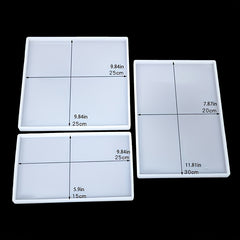 Large Tray Resin Molds Geode Agate Platter Mold