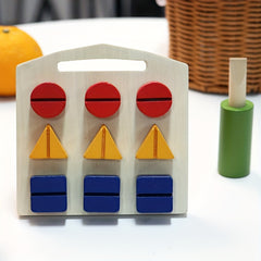 Children's Wooden Toy Nut Combination Puzzle
