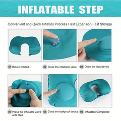 Inflatable U Shaped Pillow Travel Portable Cervical Spine Neck Pillow Nap Pillow