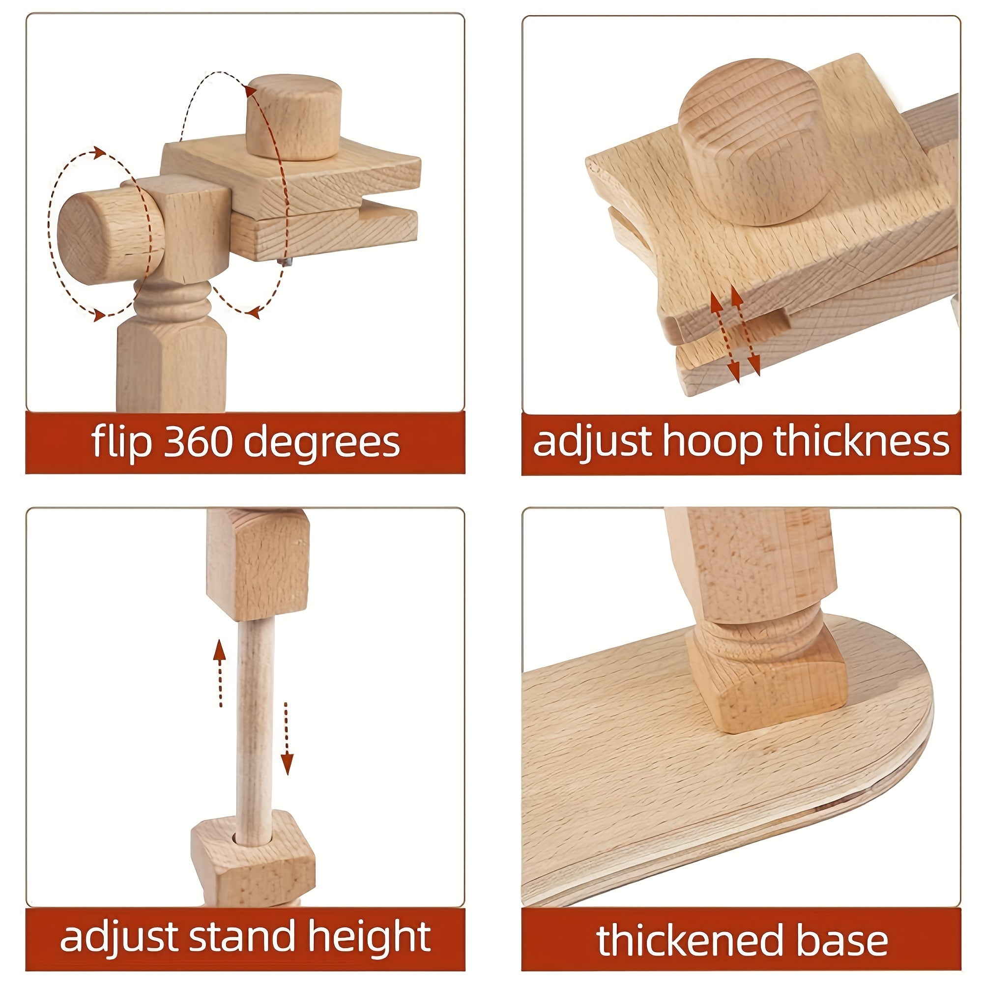 Adjustable Embroidery Bracket Cross Stitch Hands Fixture