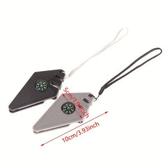 Mini Sharpener with Compass for Outdoor Camping