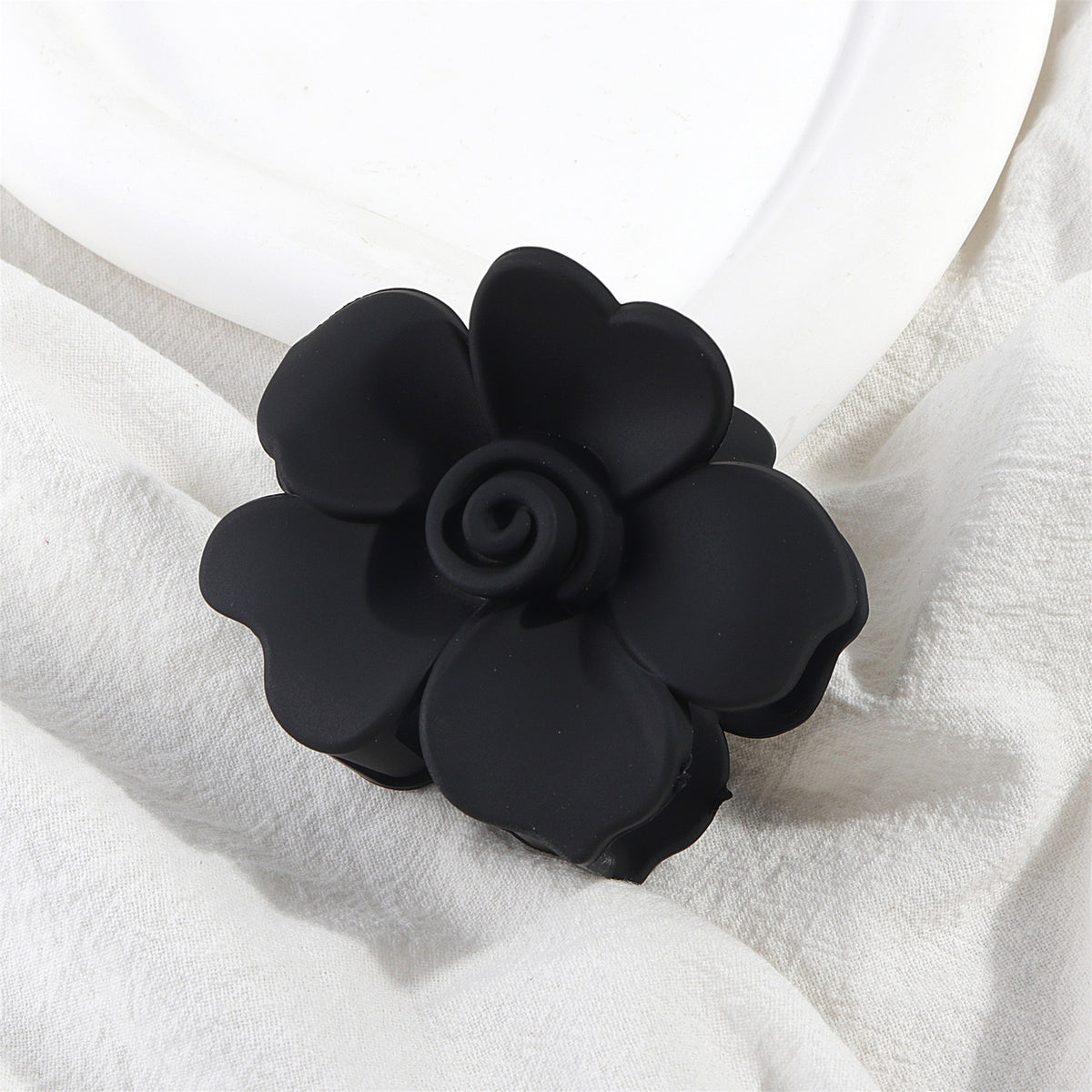 Matte Flower Hair Claw Large Hair Jaw Clips For Women Girls