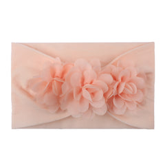 Baby Girls Nylon Three Flower Headband Hair Accessories