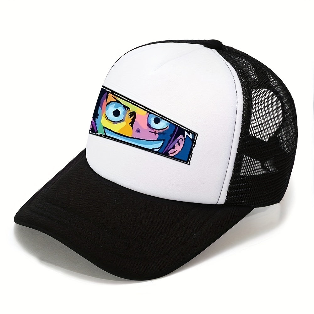 Unisex Anime Embroidered Baseball Cap for Outdoor Sport