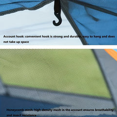 3 Person Lightweight Camping Tent Waterproof Windproof Double Layer