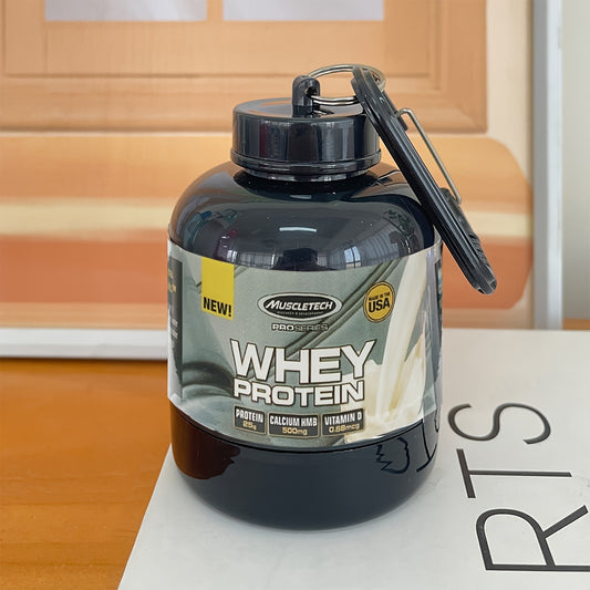 Fitness Protein Powder Container Sports Water Bottle for Outdoor Travel