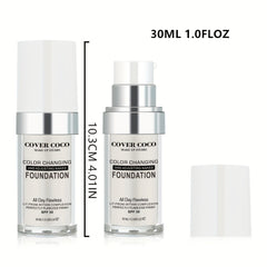 Flawless Colour Changing Liquid Foundation Nude Face Cover Concealer