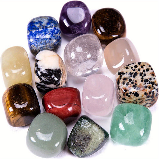 3Pcs Rose Quartz Tumbled Stones for Wicca Reiki Healing