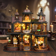 Mini Fantasy Edinburgh Castle 3D Puzzle Model House DIY Set