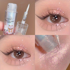 4 Colors Sequin Liquid Eyeshadow Glitter Pearly Finish Makeup