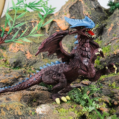 4pcs Rotatable Monster Dinosaur Animal Statue Ornaments PVC Model Gift