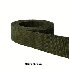 10M x 2.5cm Heavy Cotton Webbing Roll DIY Craft Backpack Parts